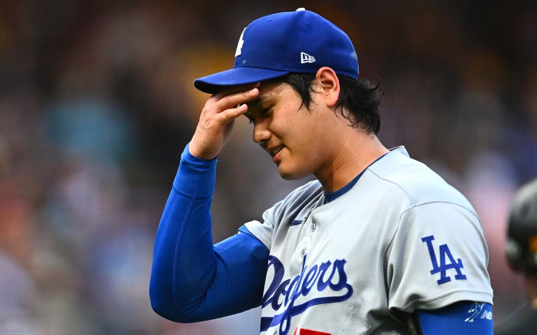 Dodgers’ Shohei Ohtani Exits Early Against Pirates Due to Left Knee Inflammation