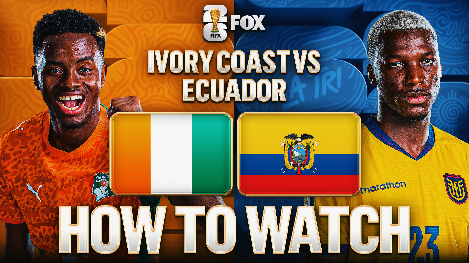 Ivory Coast vs. Ecuador: How to Watch, TV Channel, Live Stream